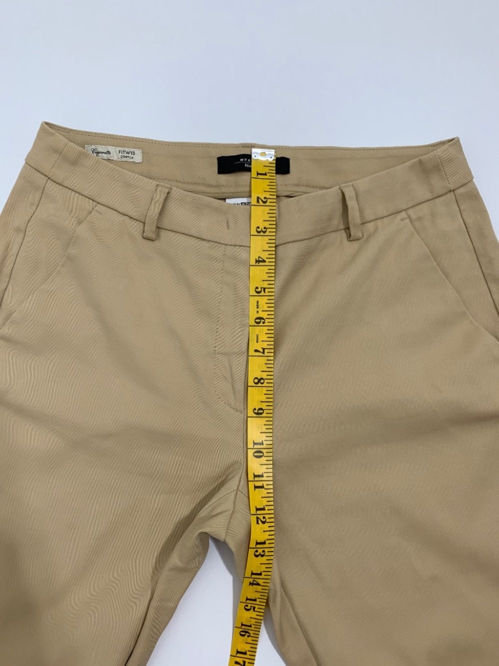 MaxMara Weekend Women's Cigarette Trousers Stretch US Size 8 - Picture 8 of 15